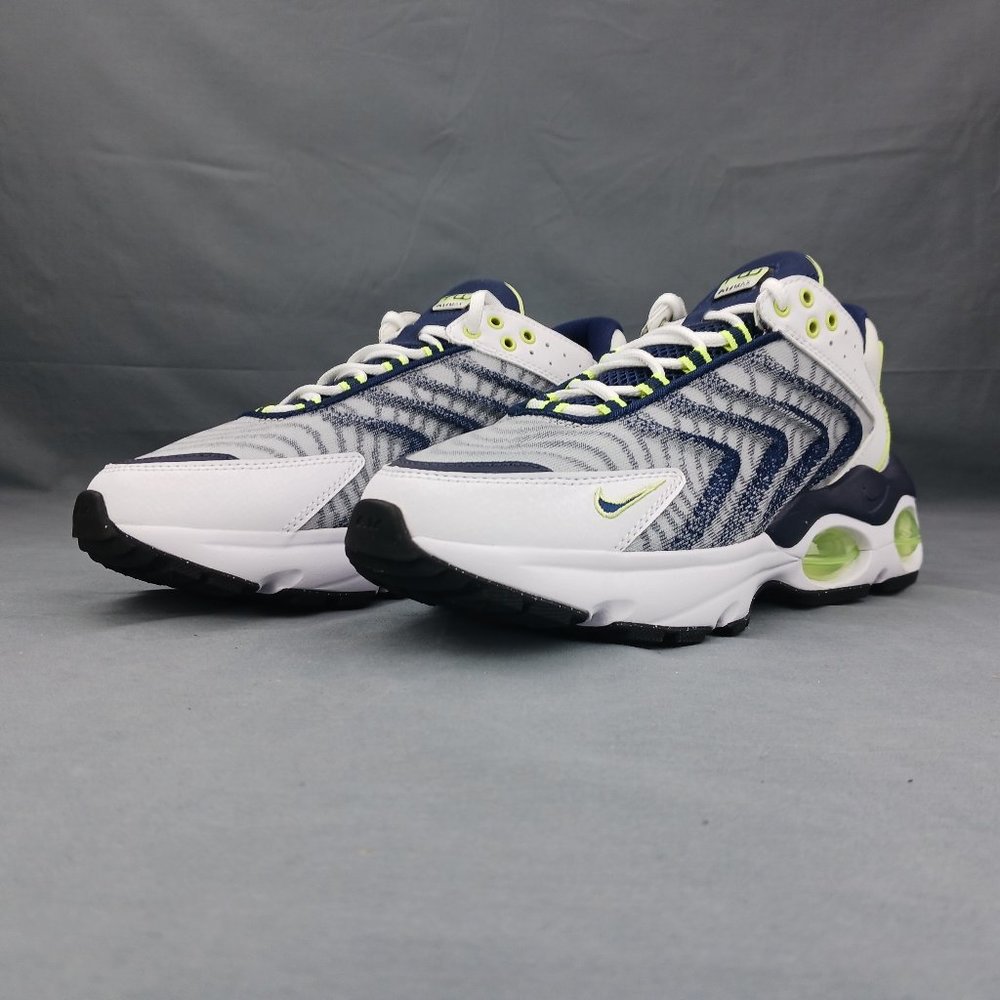 Nike Air Max TW Men's Running Shoes DQ3984 101 White Navy Gray Sizes -NO BOX TOP - Picture 2 of 10